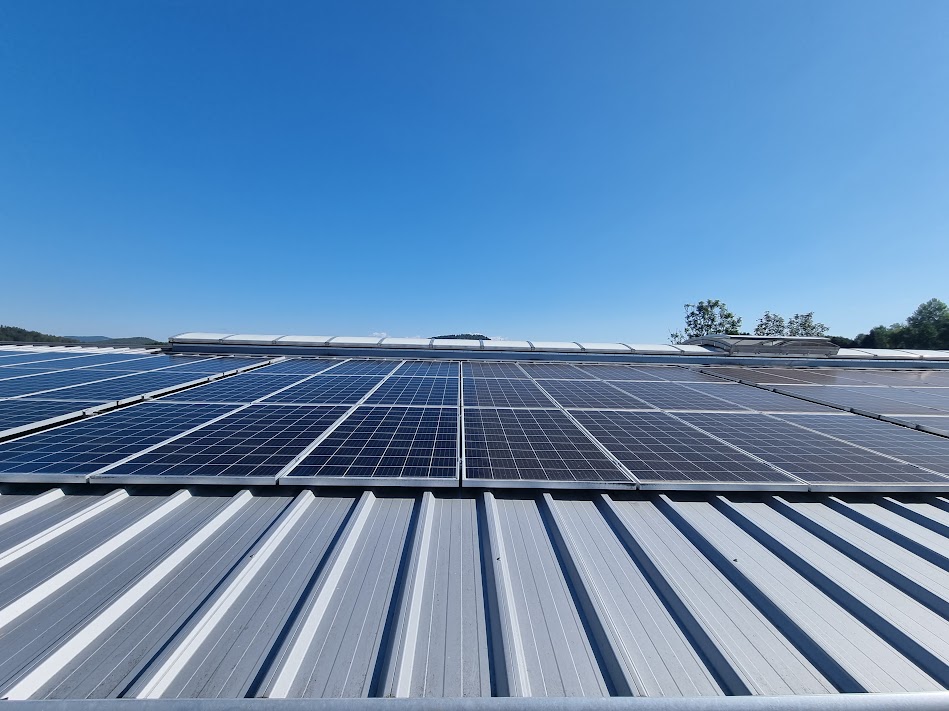 Industriehalle im Bayerischen Wald, 84 Module